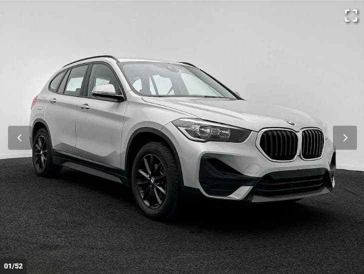 BMW X1 16d, exterior delantero lateral