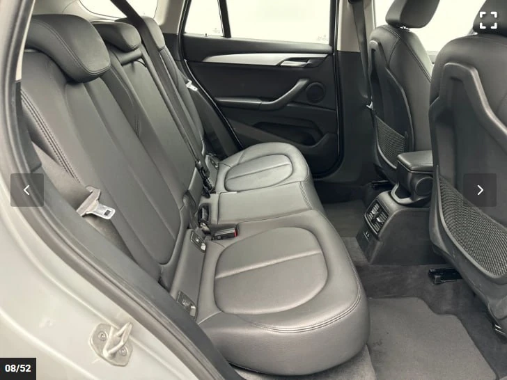 BMW X1 16d, plazas traseras